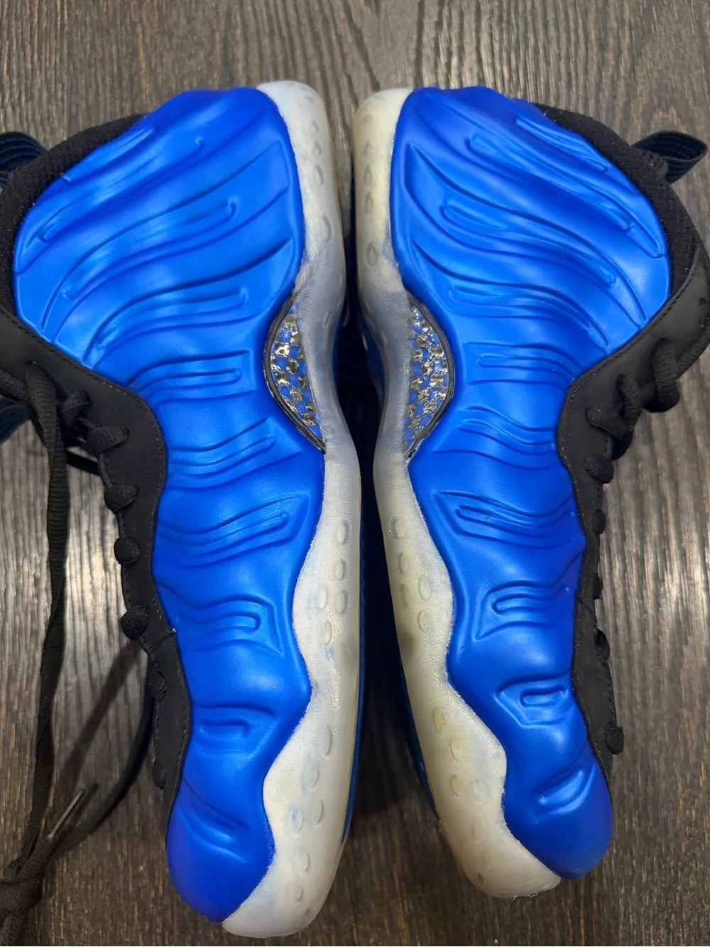 Nike Air Foamposite One International Blue Men Sz 8.5 Basketball Shoes